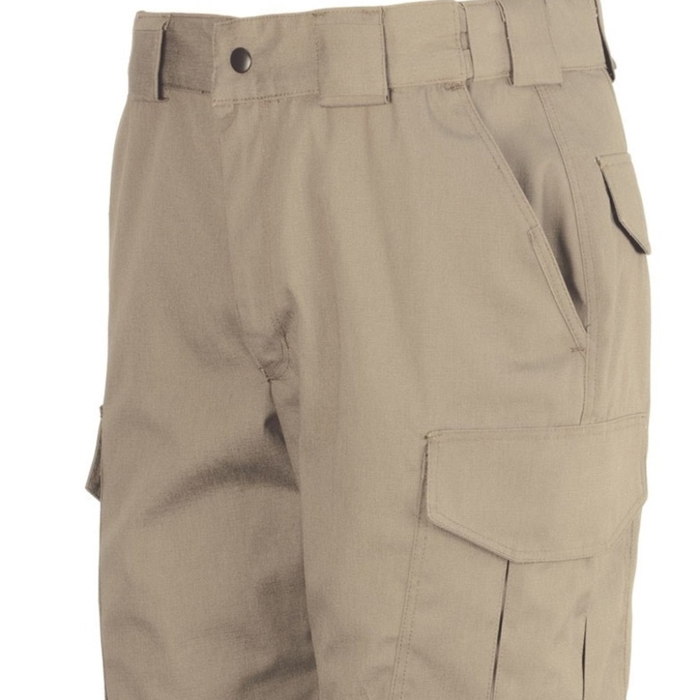 Big and Tall Cargo Pants with Rip Sop Fabric Khaki
